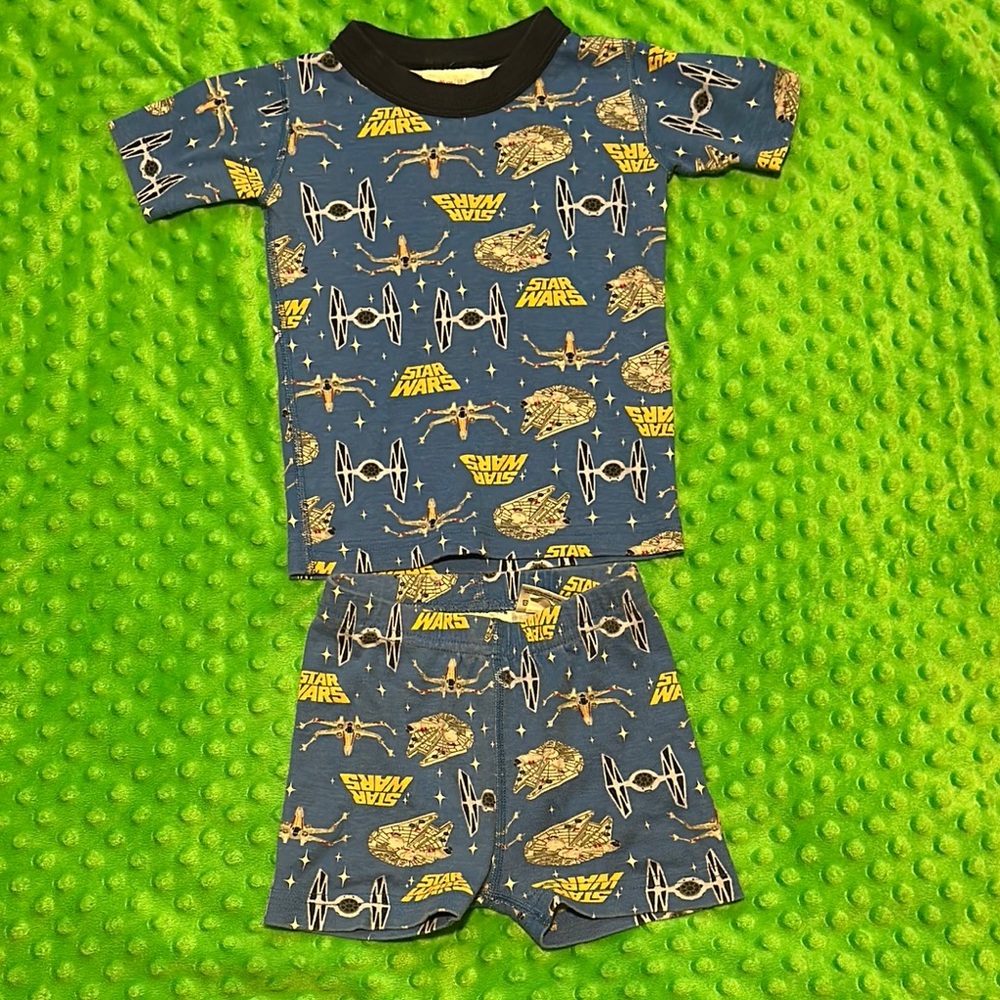 Hanna Anderson Star Wars Kids Pajama Set - Blue